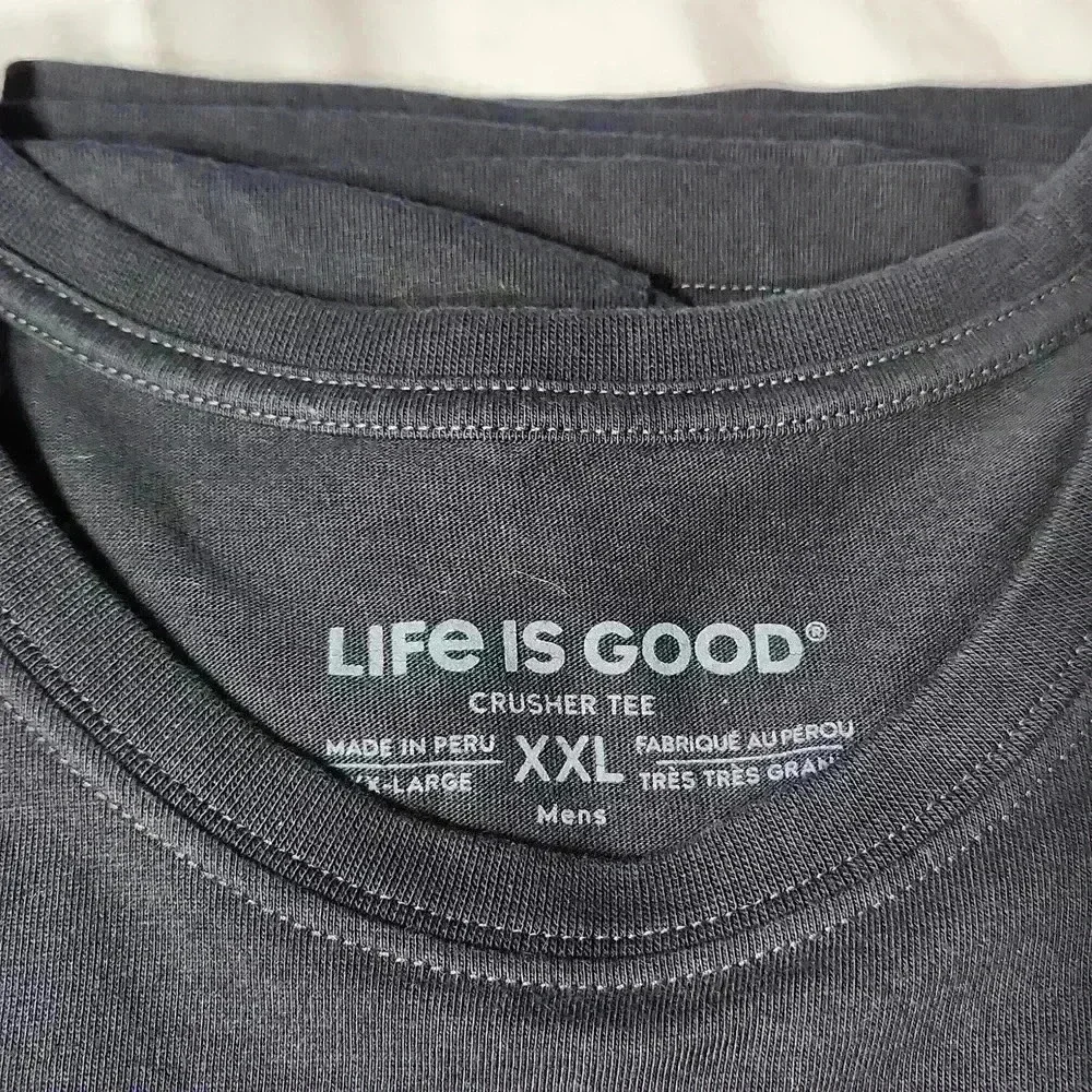 Life is good size xxl mens black t shirt falllllll!!! Pumkins!! - Picture 2 of 7
